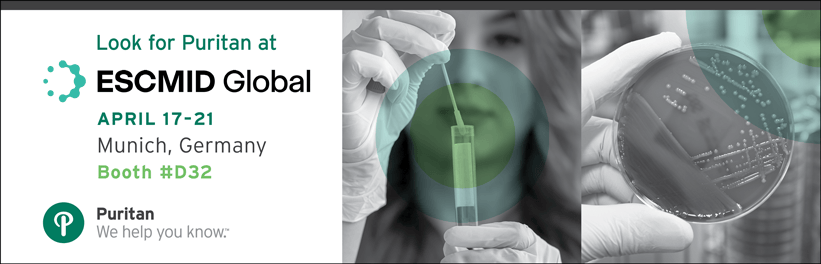 PURITAN BOOTH D32 AT ESCMID GLOBAL 2026